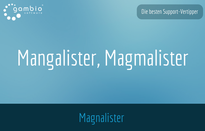 Die lustigsten Vertipper aus dem Gambio Support