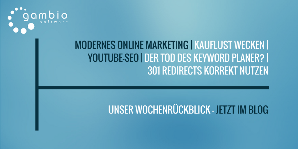 E-Commerce Rückblick: Blogmarks 25/16