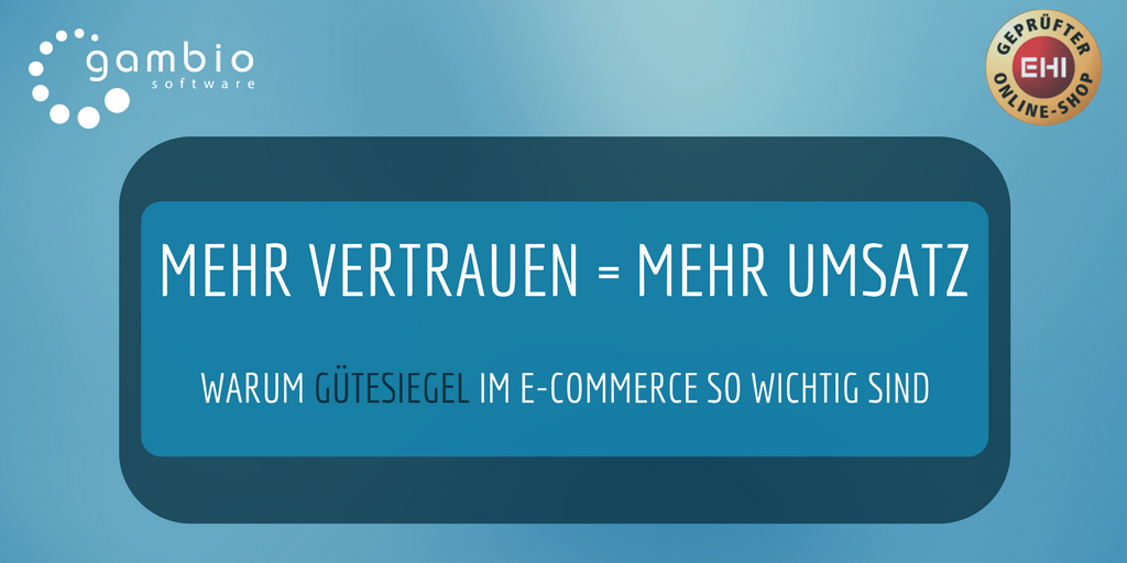 Gütesiegel im Onlineshop