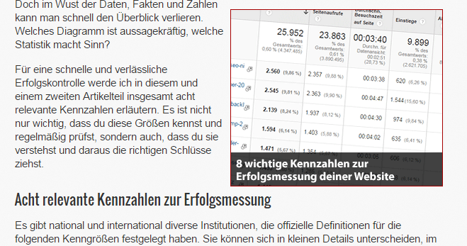 Kennzahlen zur Erfolgsmessung | Blogmarks