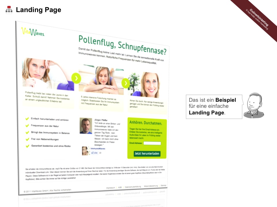 E-Book Landing Pages | Blogmarks | Karl Kratz