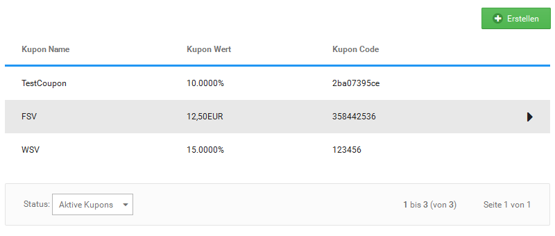 Rabatte im Gambio Shop Rabatt Kupons
