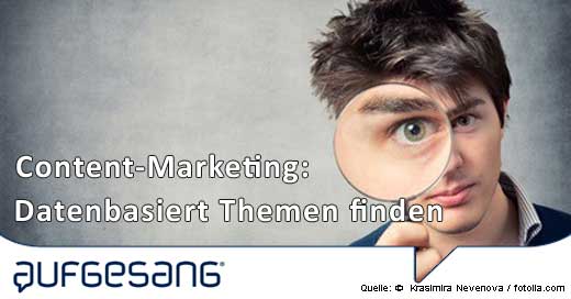Themenrecherche | Blogmarks | Aufgesang