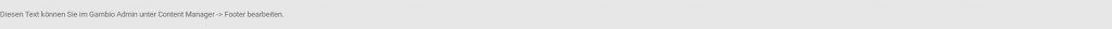 Beispielhafte Darstellung eines Footer-Headers