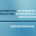 E-Commerce Rückblick: Blogmarks 36/16