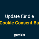 Update für die Cookie Consent Bar