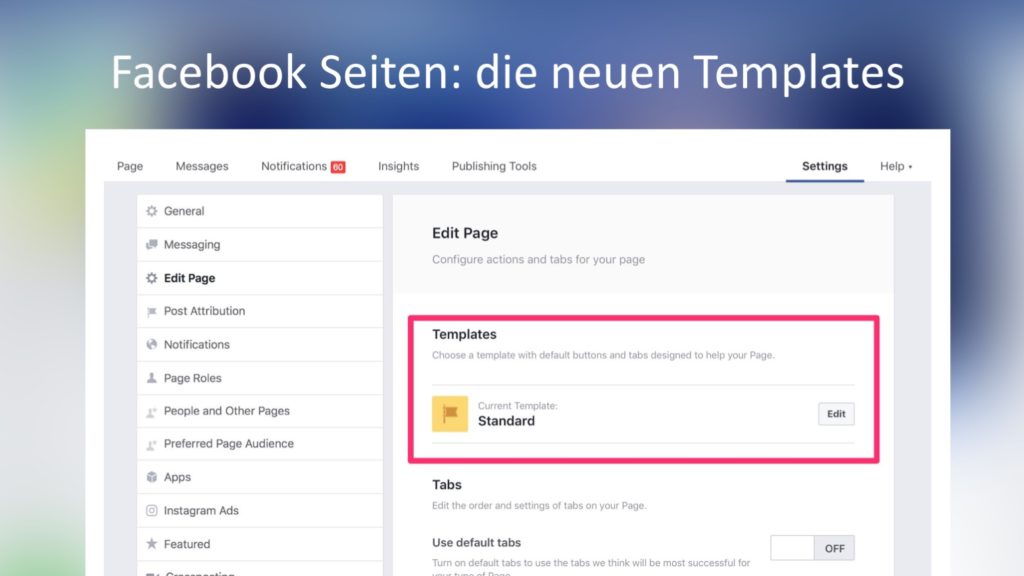 Neue Facebook-Templates | Blogmarks | Allfacebook