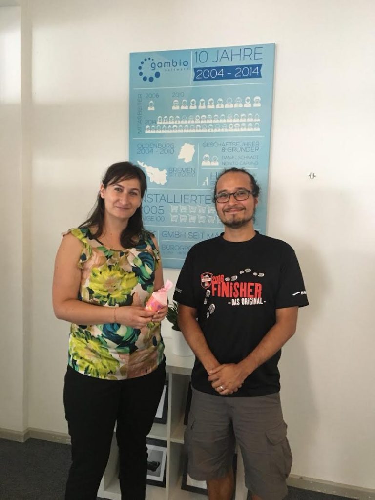 Ivelina und Daniel freuen sich auf die kommenden Aufgaben