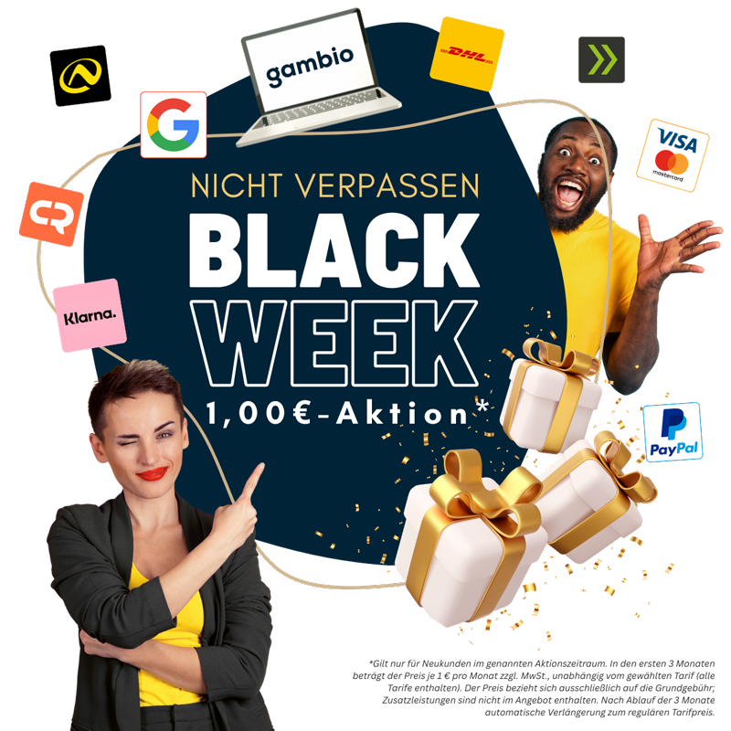Black Week Special vom 11. 11. – 28. 11. 2025